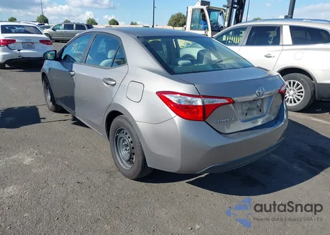 2015 Toyota Corolla Le from USA, damaged, VIN 5YFBURHE7FP355568
